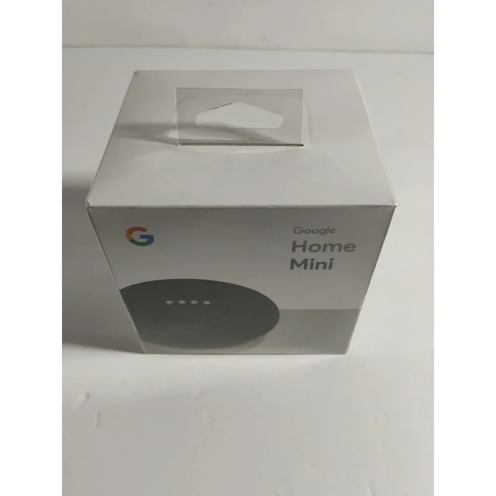 Google Home Mini Smart Assistant - Charcoal (GA00216-US) New Sealed